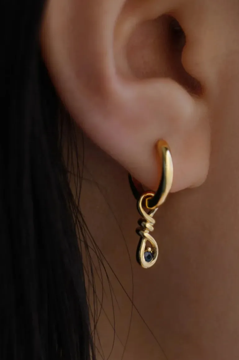Lia Earrings Gold Vermeil