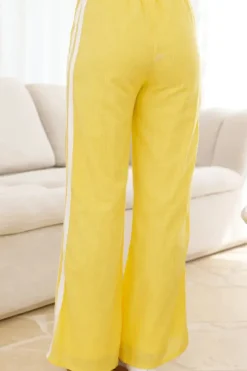 Limone Yellow Racer Pants