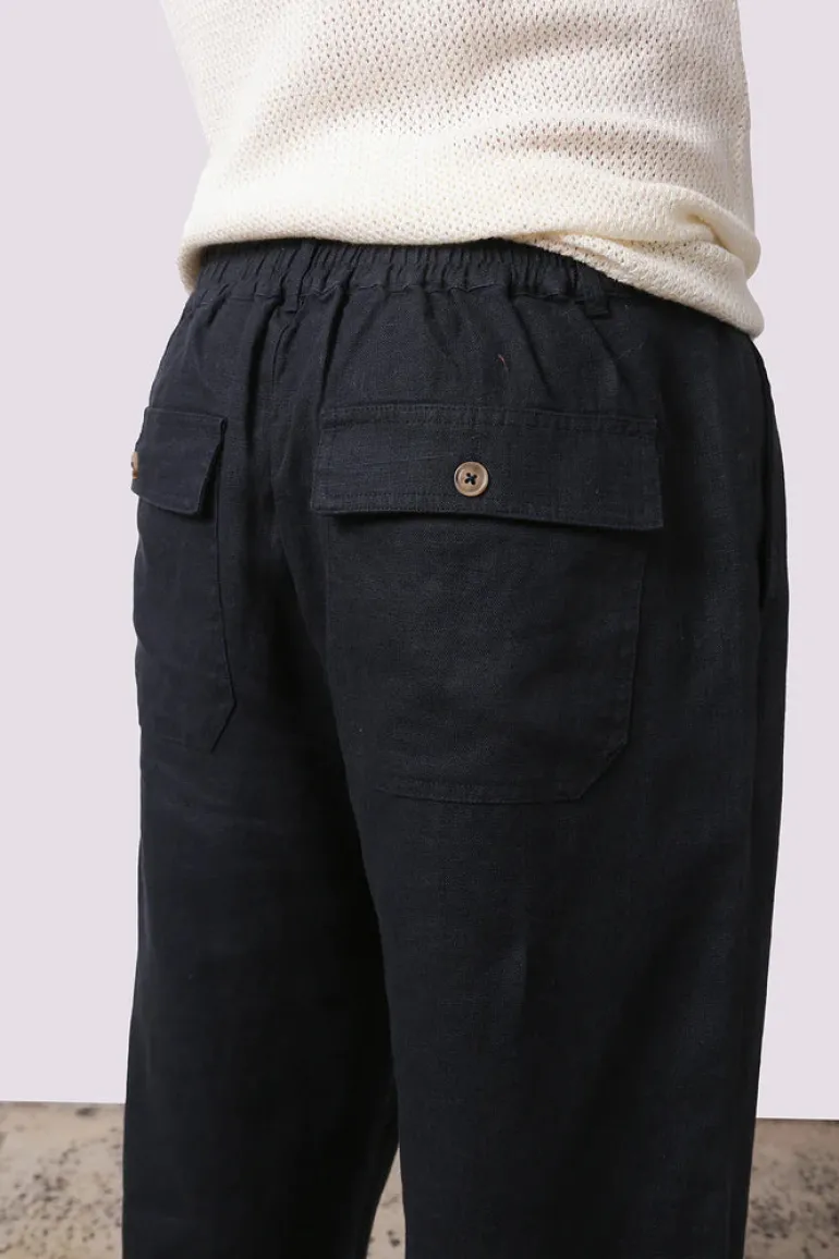 LINEN SLACK PANT