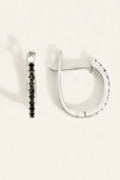 Lyre Earrings Spinel Silver