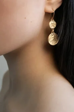 Mythos Earrings Gold Vermeil