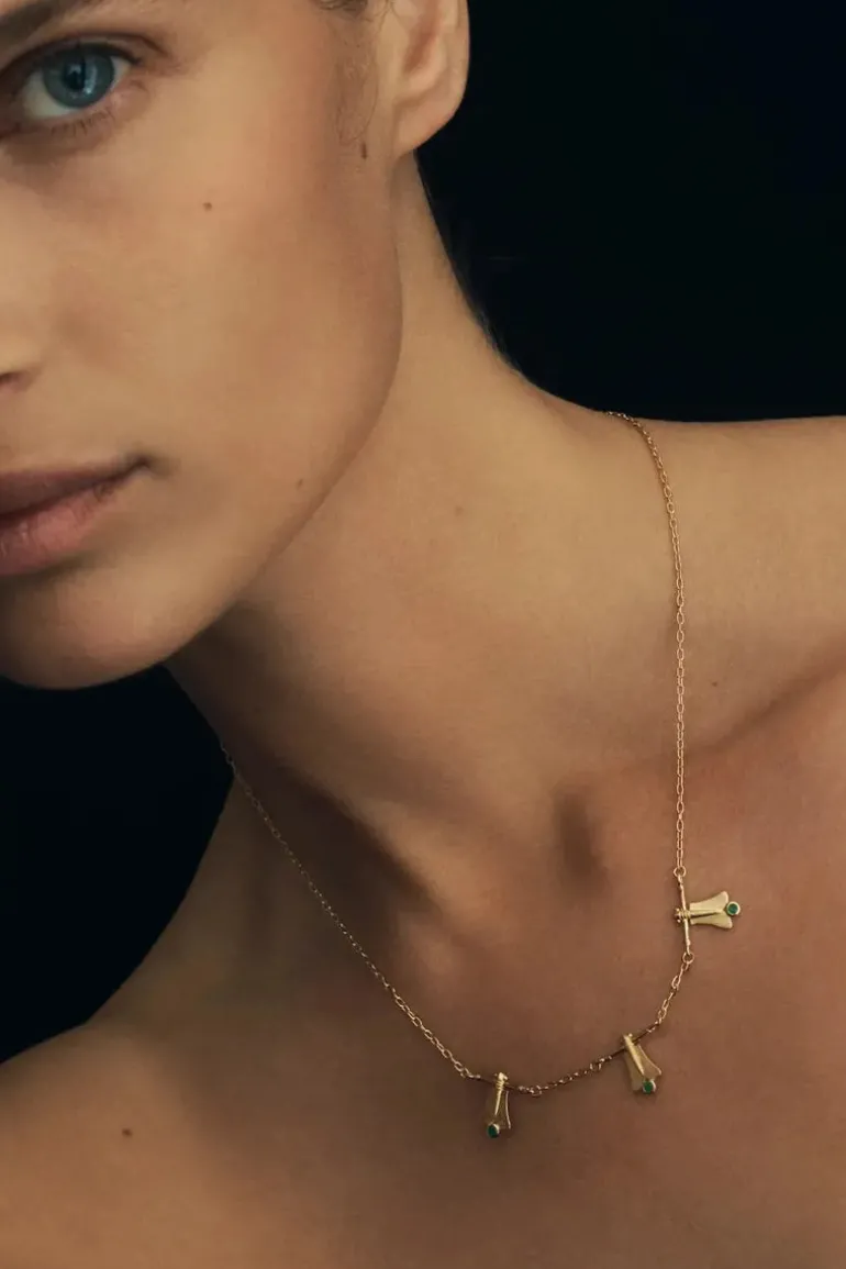 NECTAR NECKLACE GOLD VERMEIL