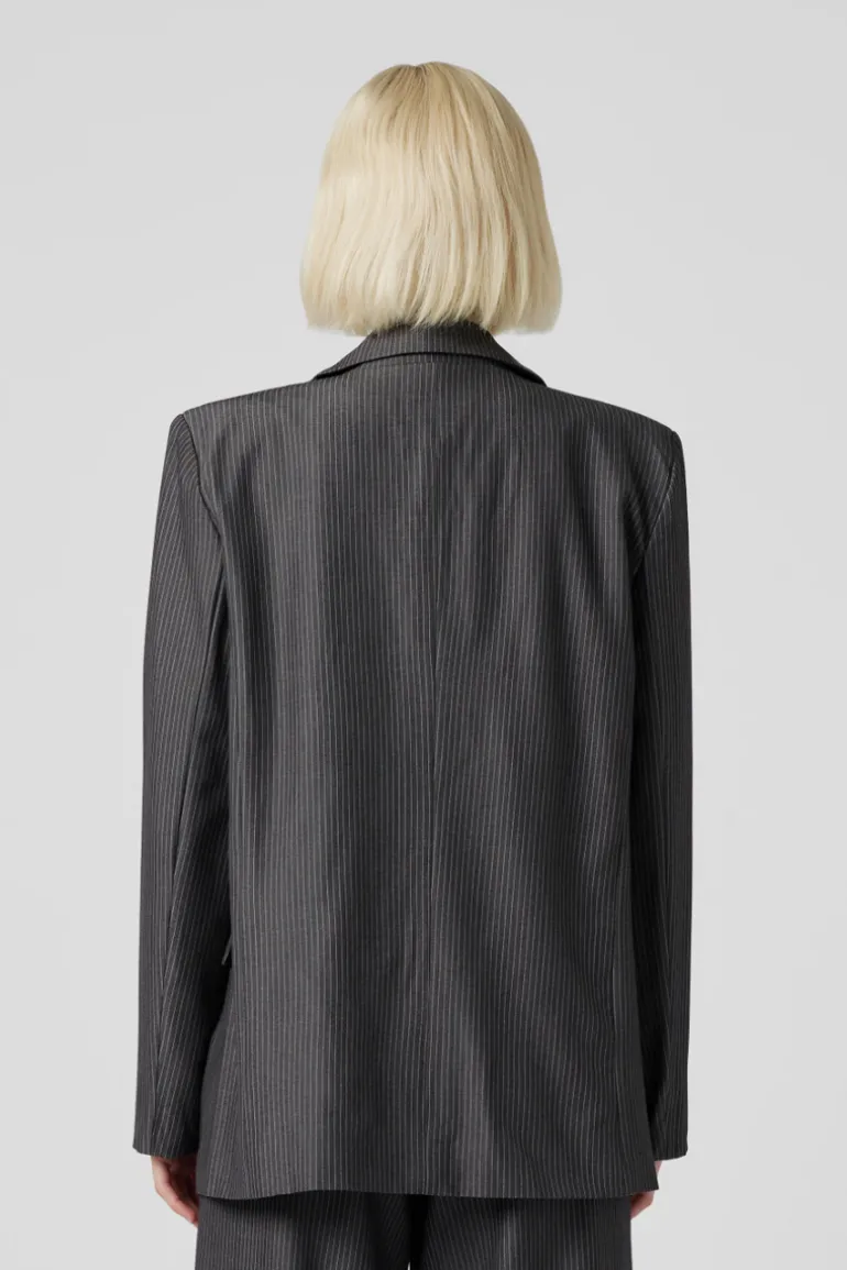 Newport Pinstripe Blazer