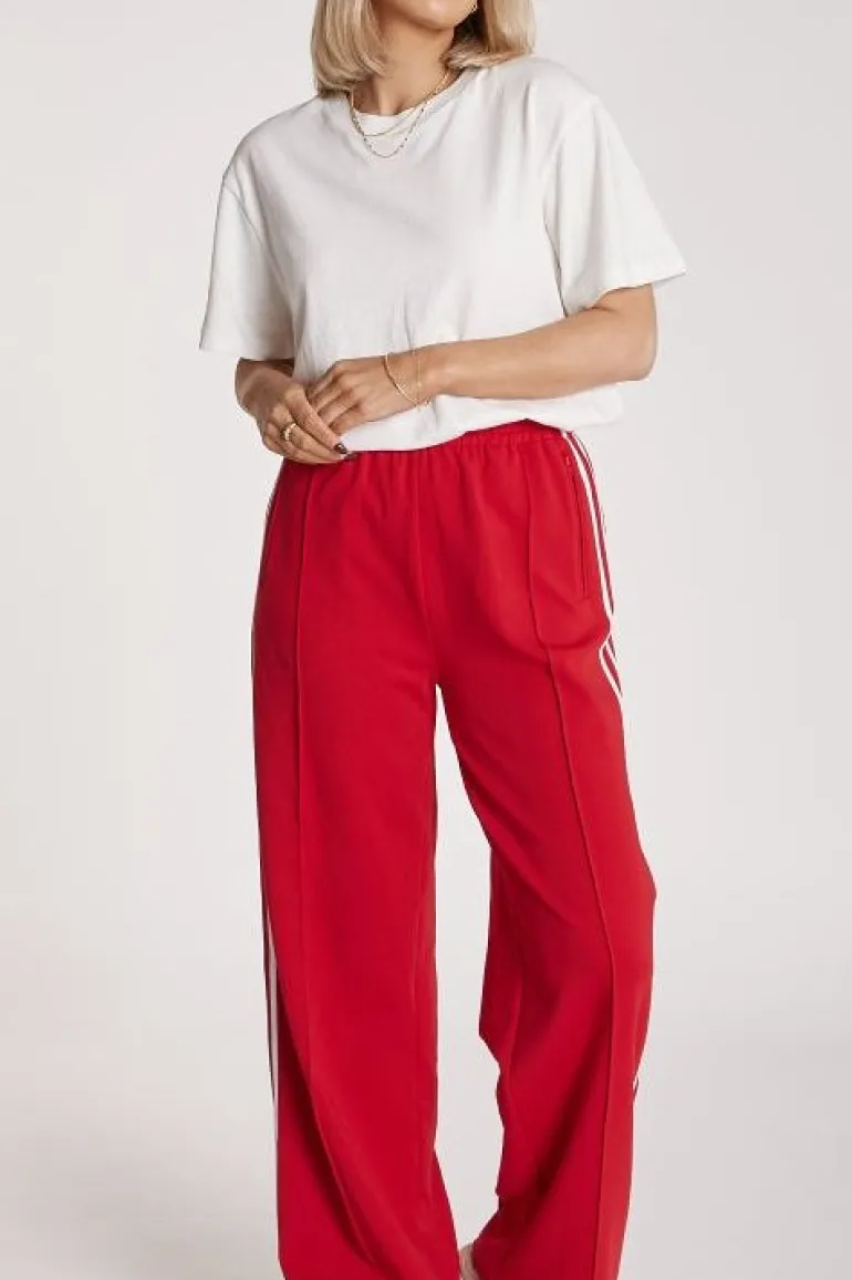 Noah Wide Pant - Red Stripe