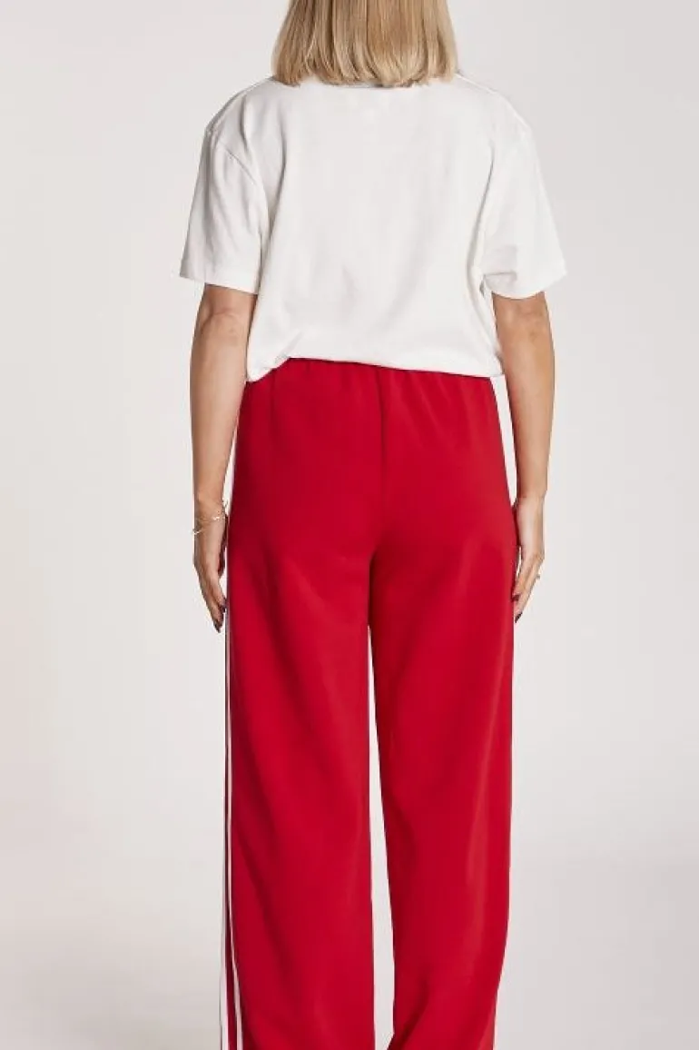 Noah Wide Pant - Red Stripe
