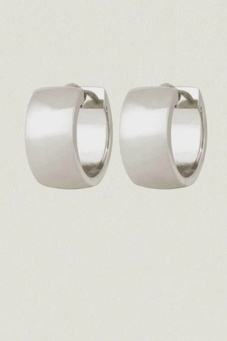 NYLA HOOPS SILVER