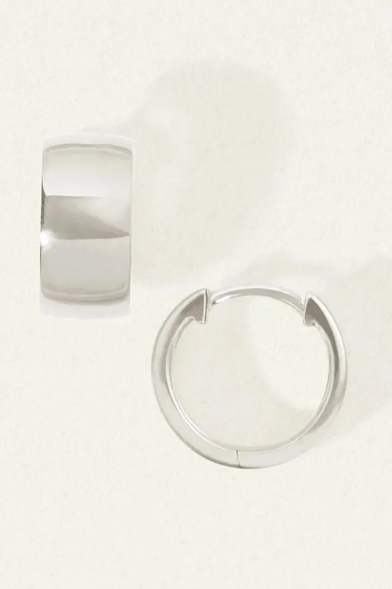 NYLA HOOPS SILVER