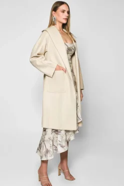 Nyra Wool Coat - Parchment