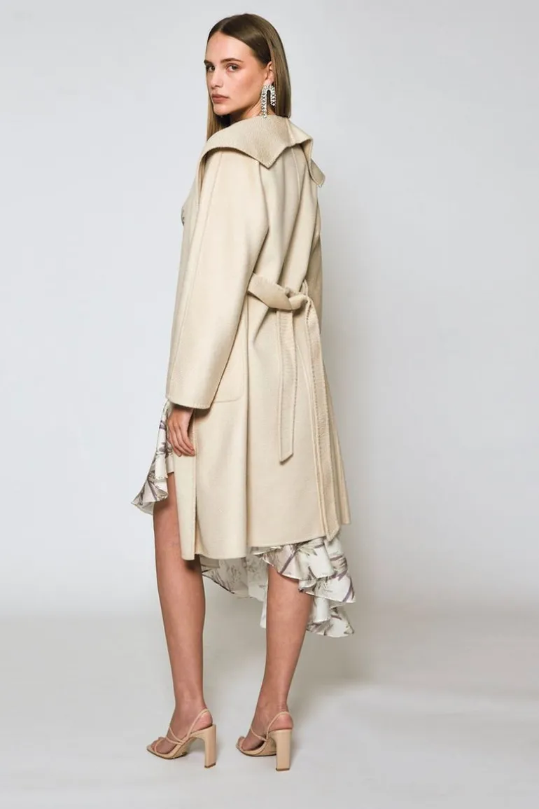 Nyra Wool Coat - Parchment