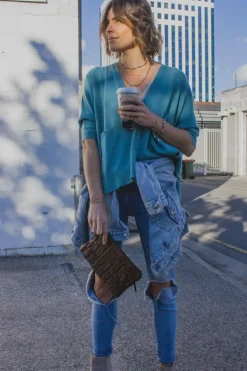 Oversize Rib Cardigan