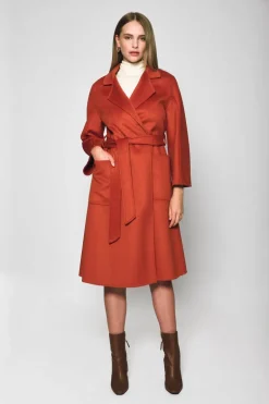 Peyton Wool Coat - Amber