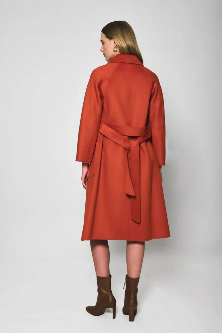 Peyton Wool Coat - Amber