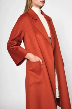 Peyton Wool Coat - Amber