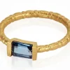 Pia Ring Topaz Gold
