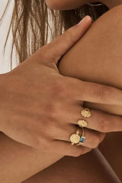 Pia Ring Topaz Gold