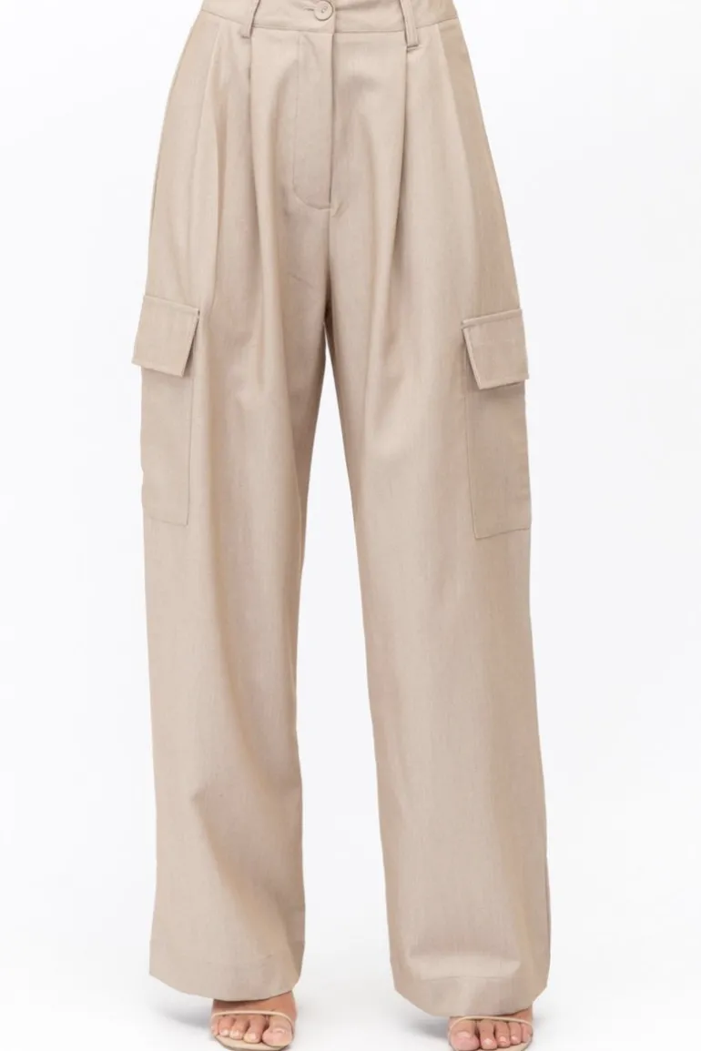 Pleated Military Pant