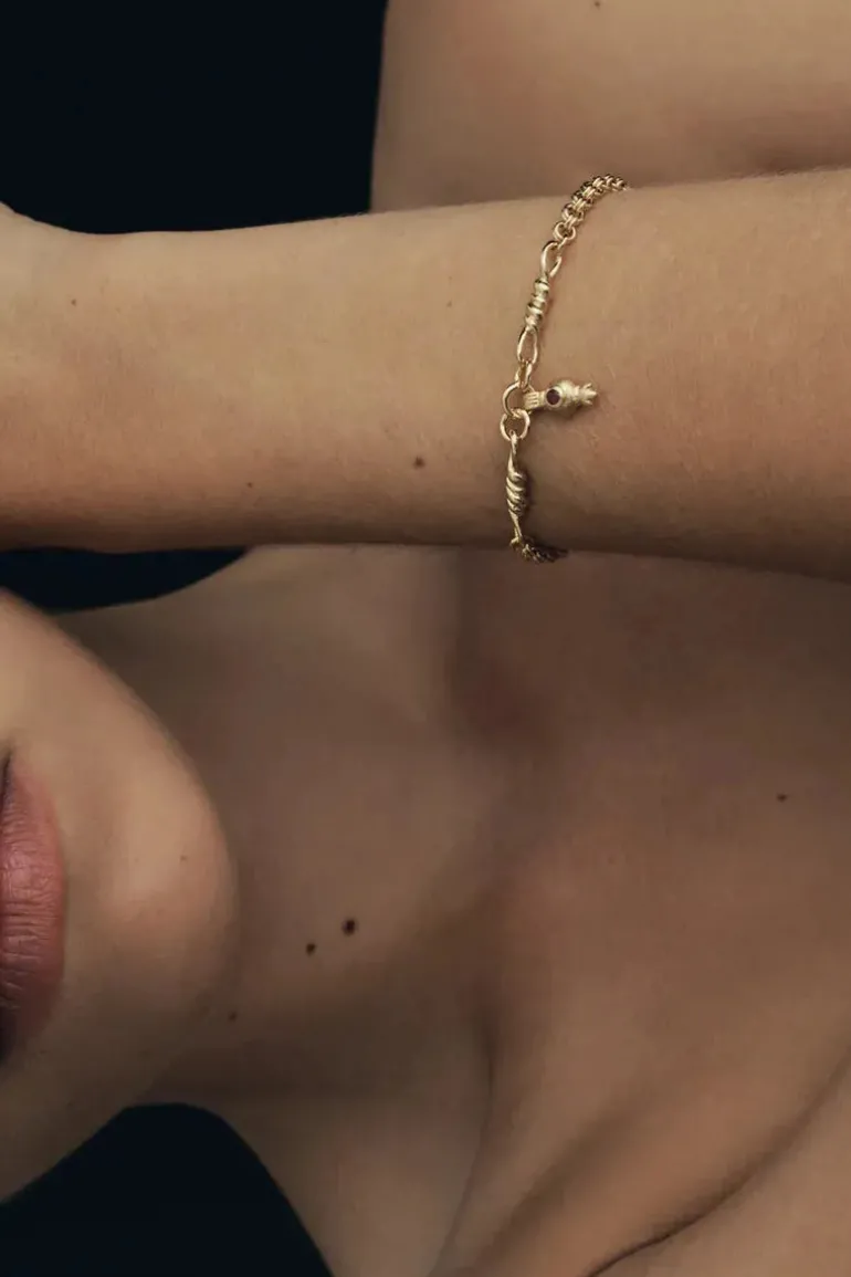 POMEGRANATE BRACELET GOLD