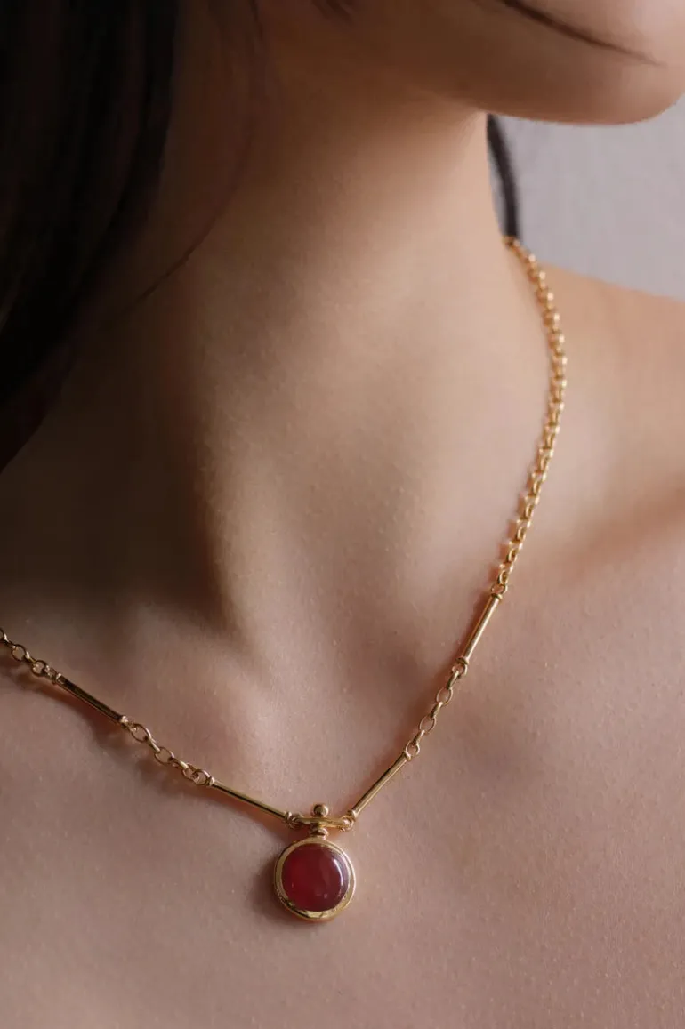 Pompeii Necklace Gold Vermeil