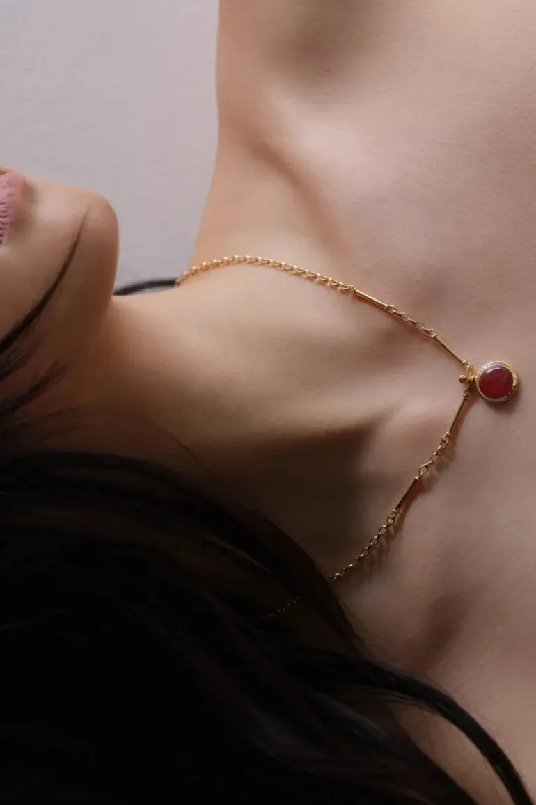 Pompeii Necklace Gold Vermeil
