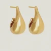 POPPY EARRINGS GOLD VERMEIL