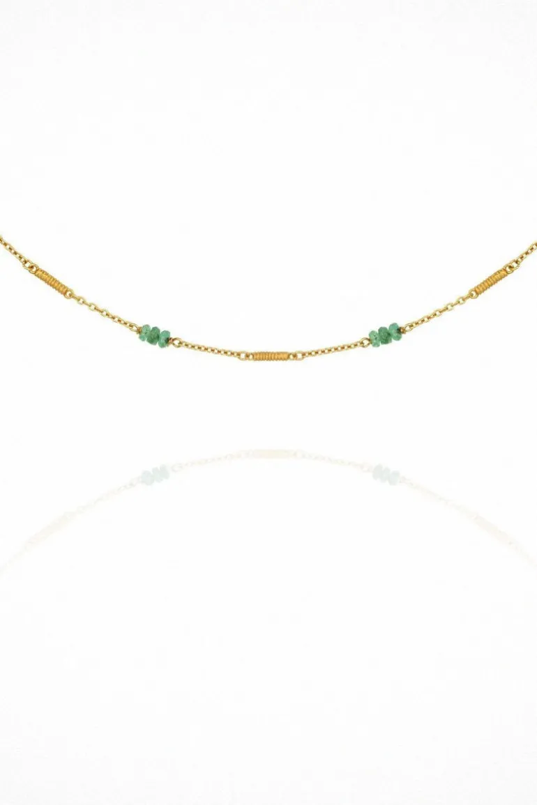 Quinn Emerald Necklace