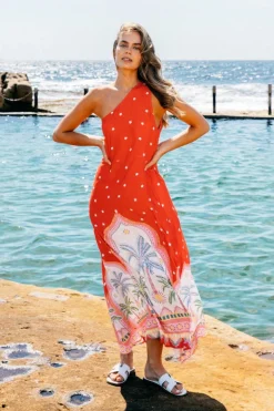 Red Zafira Dress