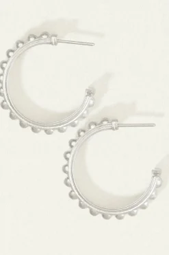 ROMA HOOPS SILVER