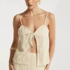 Rosebullet Tie Front Top
