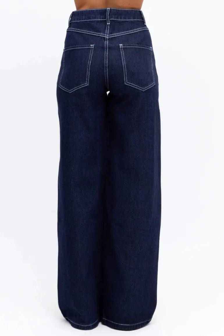 Sasha Contrast Stitch Jean