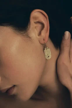 Seth Earrings Gold
