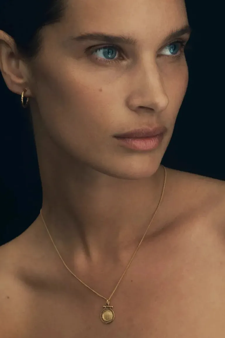 SOLAR NECKLACE GOLD VERMEIL