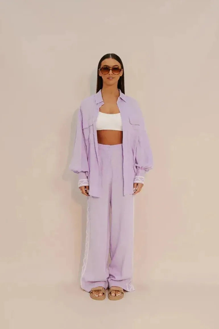 SPARROW SHIRT LILAC