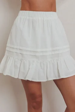 Sweetheart Skirt White