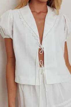 Sweetheart Top White