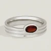 TANA RING SILVER GARNET