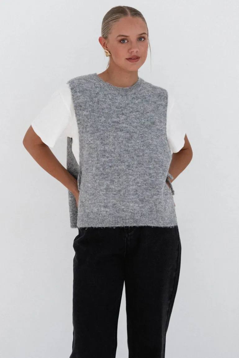 Tied Down Knit Vest