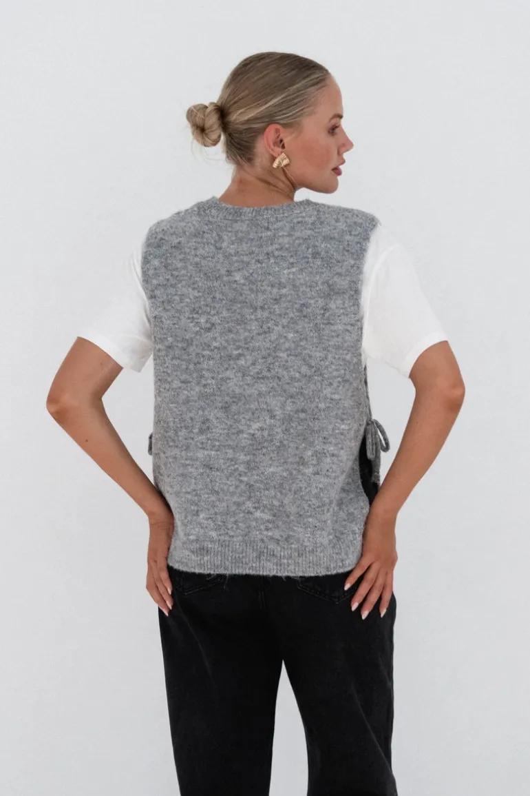 Tied Down Knit Vest
