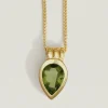 Tilia Necklace Apatite Gold