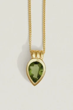 Tilia Necklace Apatite Gold