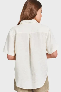 Vacation Short Sleeve Shirt Light Almond