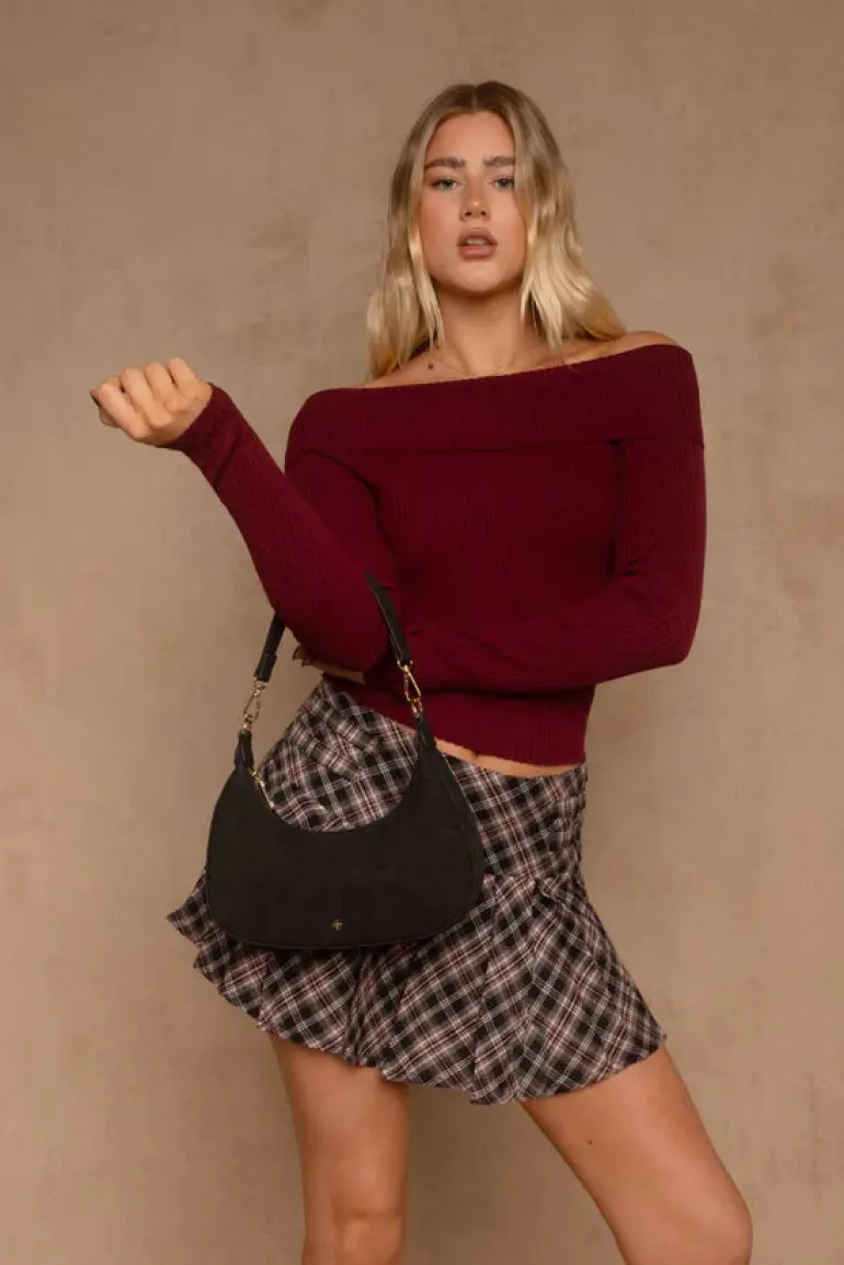 Willow Nubuck Shoulder Bag