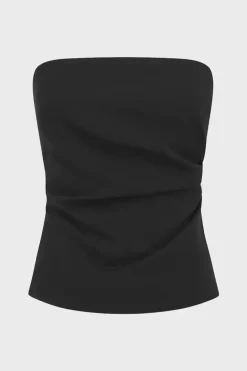 Winifred Strapless Top Black