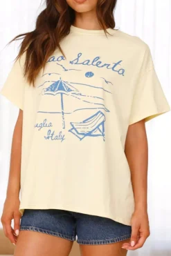 Yellow Ciao Salento Tee